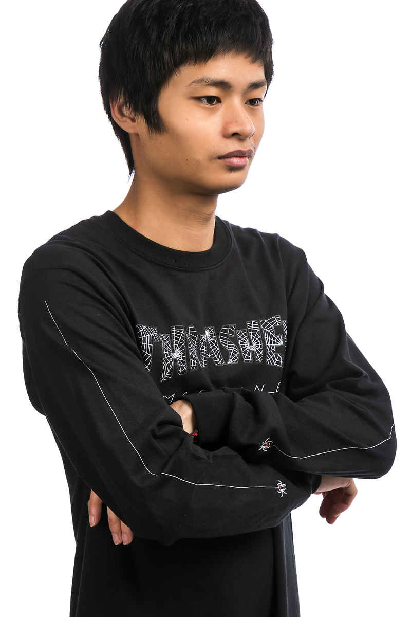 Thrasher Web Camiseta de manga larga (black)