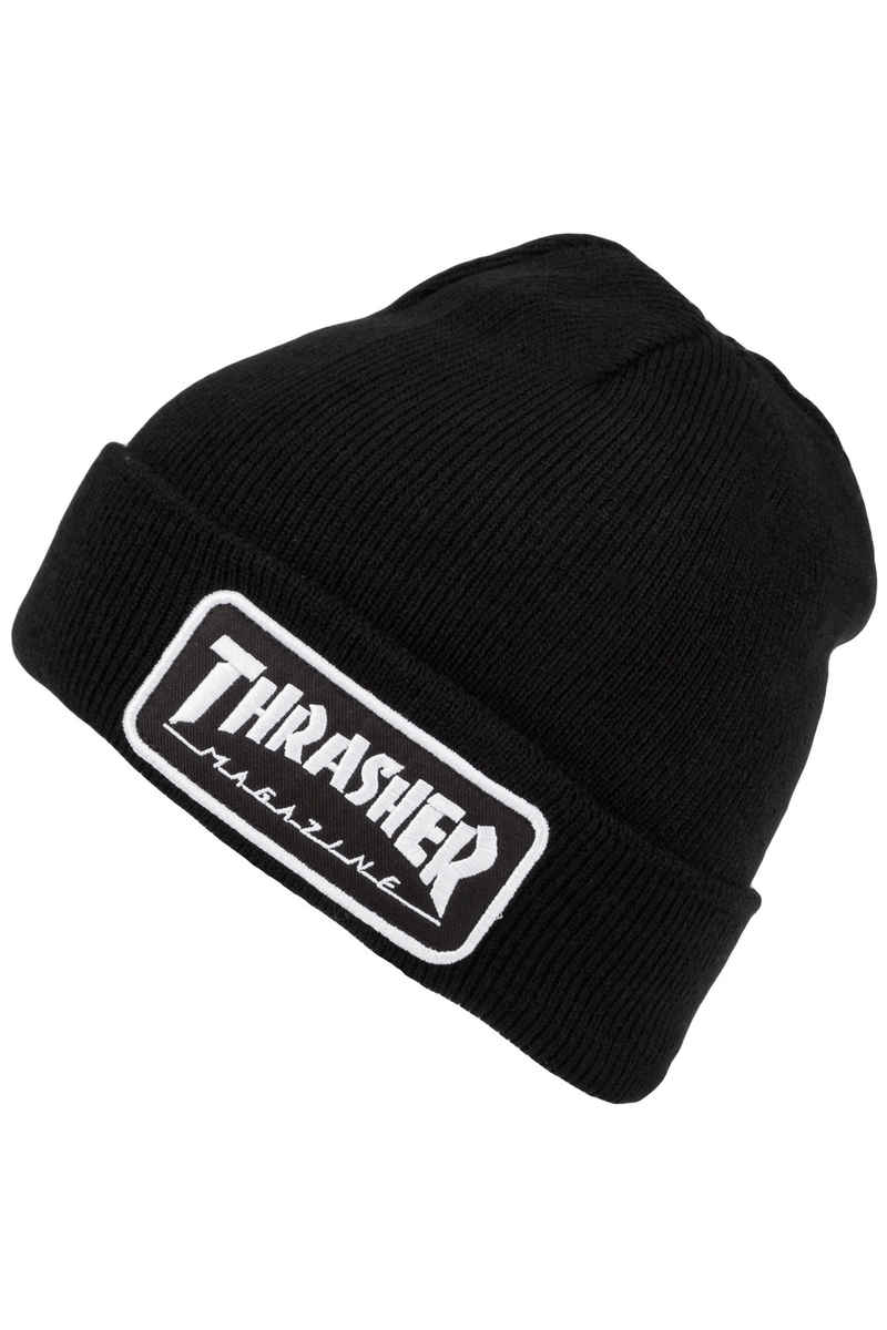 Thrasher Logo Patch Beanie (black)