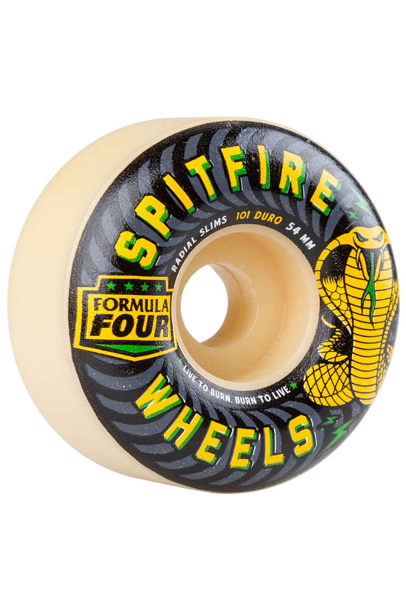 Spitfire Formula Four Radial Slimspeed Roue 54mm 101A 4 Pack