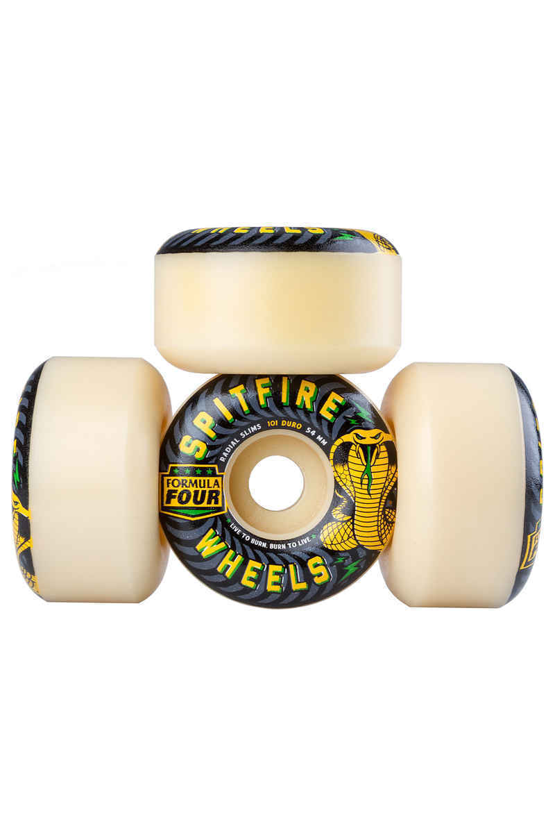 Spitfire Formula Four Radial Slimspeed Roue 54mm 101A 4 Pack