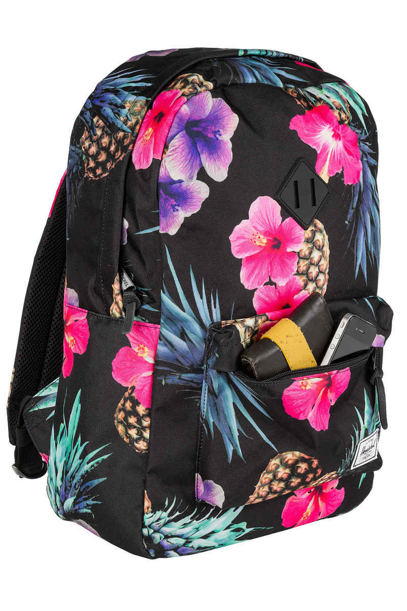 Herschel Heritage Mochila 21,5L (black pineapple black rubber)