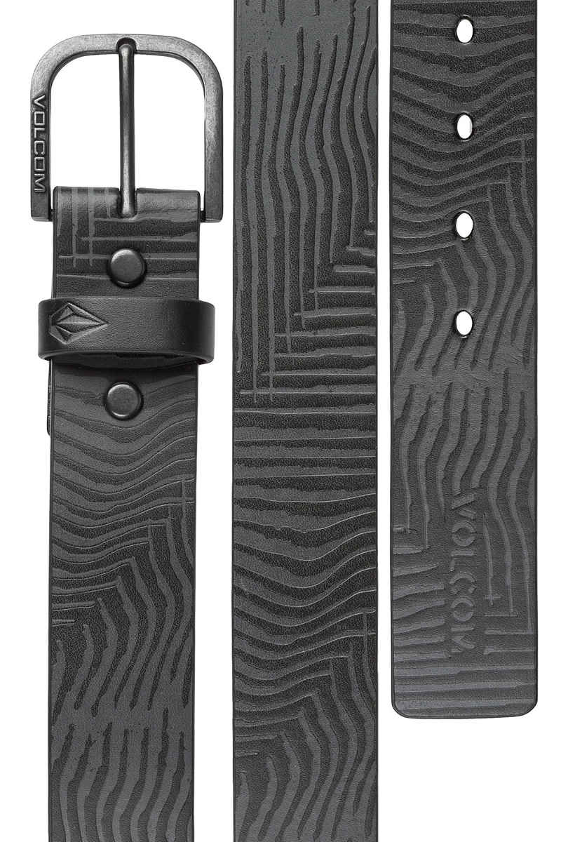 Volcom Empty PU Cinturón (black grey)