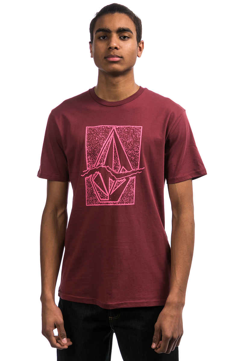 Volcom Rip Stone T-Shirt (crimson)