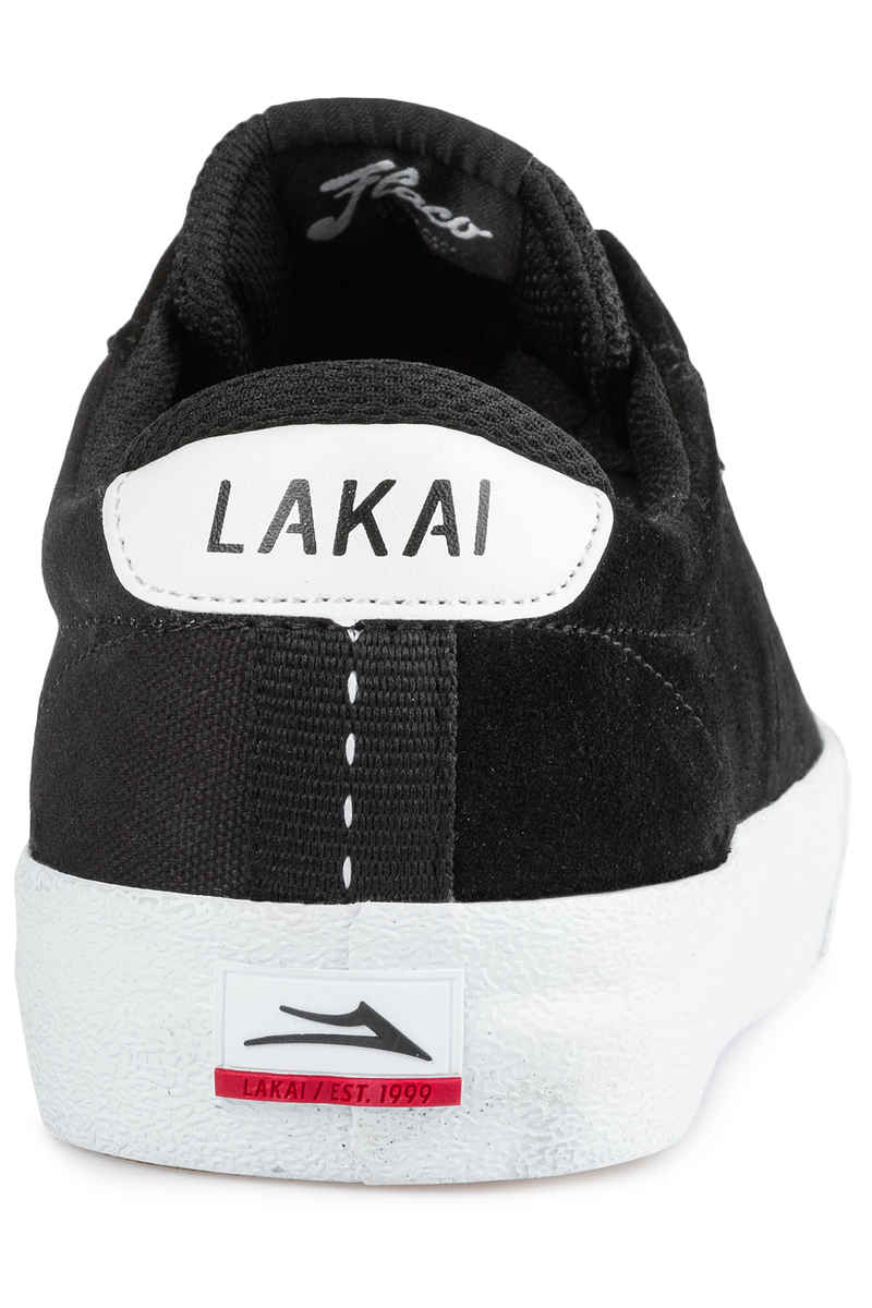 Lakai Flaco Suede Schuh (black white)