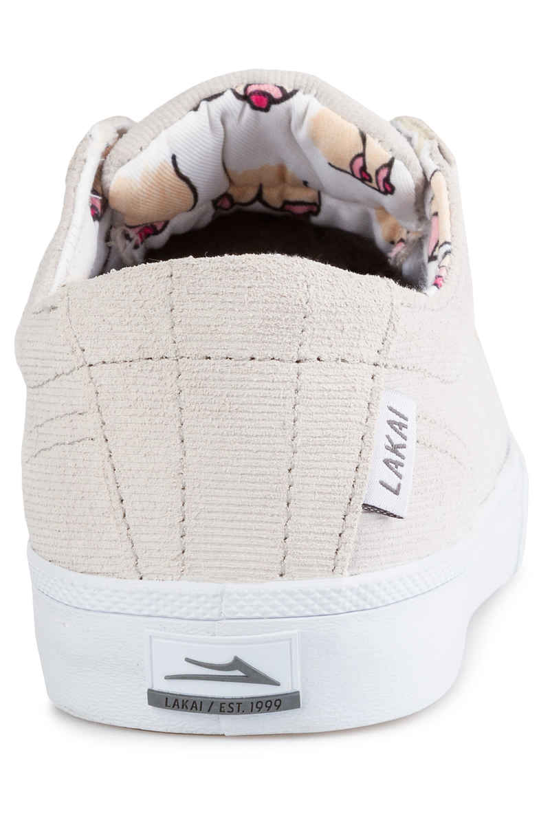 Lakai x Porous Daly Suede Schoen (white)
