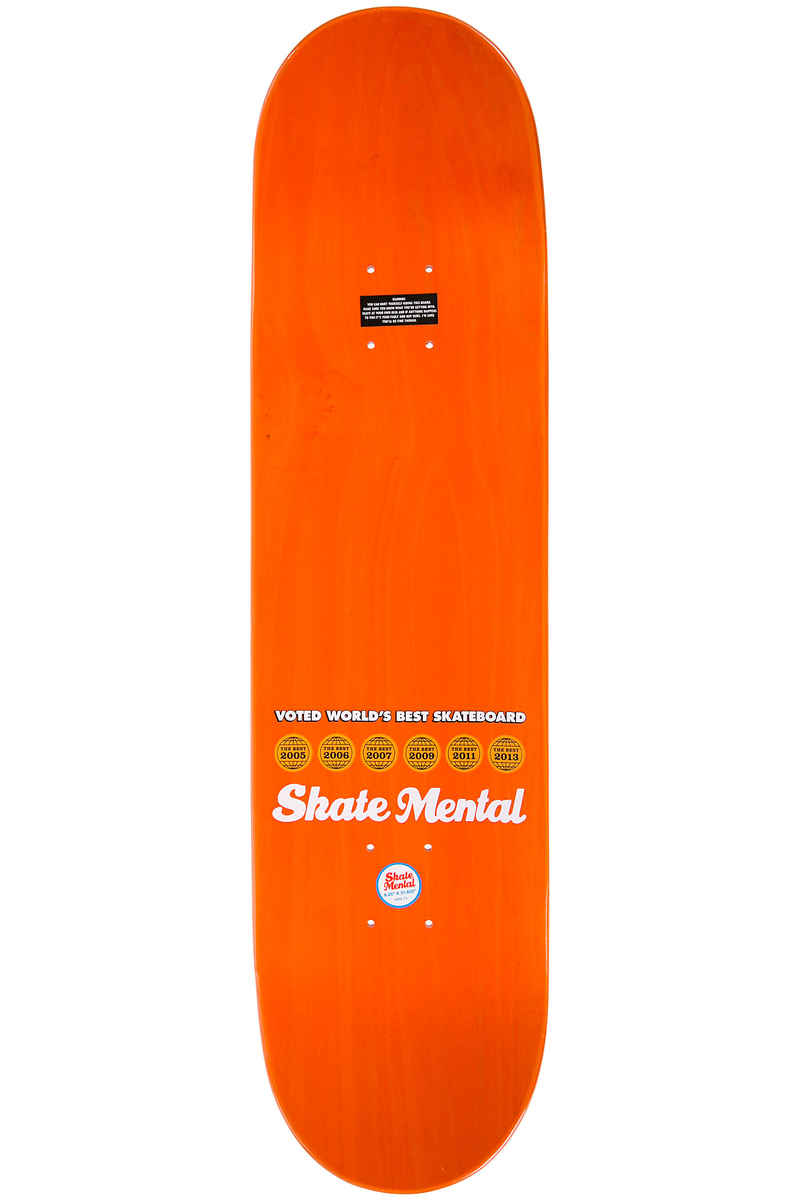 Skate Mental Amsterdam Tourist 8.25" Deck (orange)