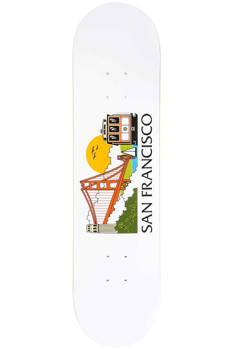 Skate Mental San Francisco Tourist 8" Planche Skate (white)