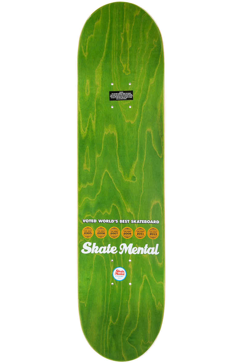 Skate Mental San Francisco Tourist 8" Planche Skate (white)