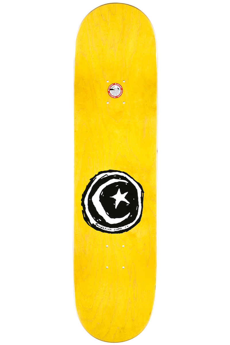 Foundation Wilson 8.375" Deck (white red)
