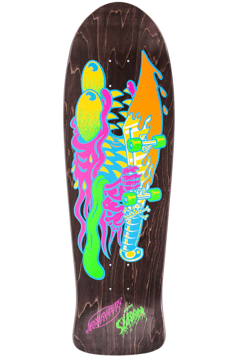 Santa Cruz Neon Slasher 10" Deck (matte stain black)