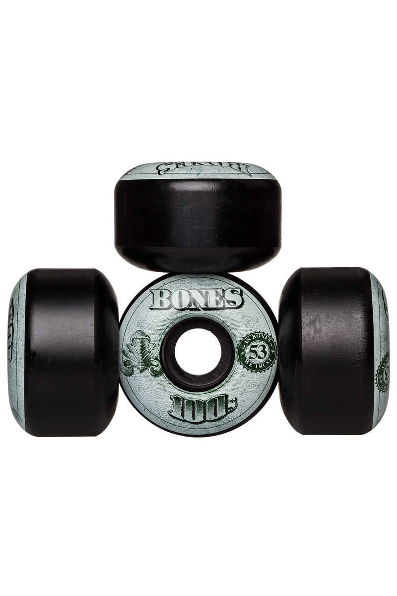 Bones 100's-OG #16 Wheels (black) 53mm 100A 4 Pack