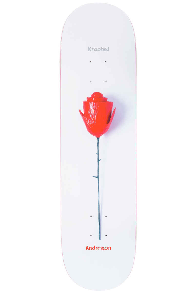 Krooked Anderson Stachue 8.25" Deck (white)