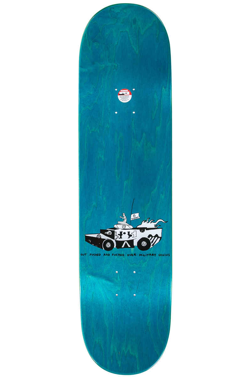 Krooked Gonzales Military Genius 8.5" Planche Skate (black)