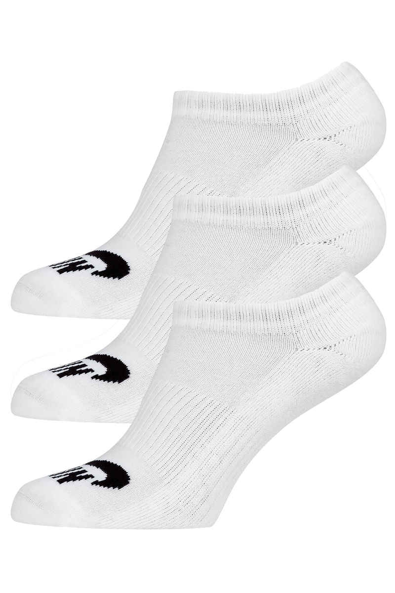Nike SB No-Show Calcetines US 3-15 (white black) Pack de 3