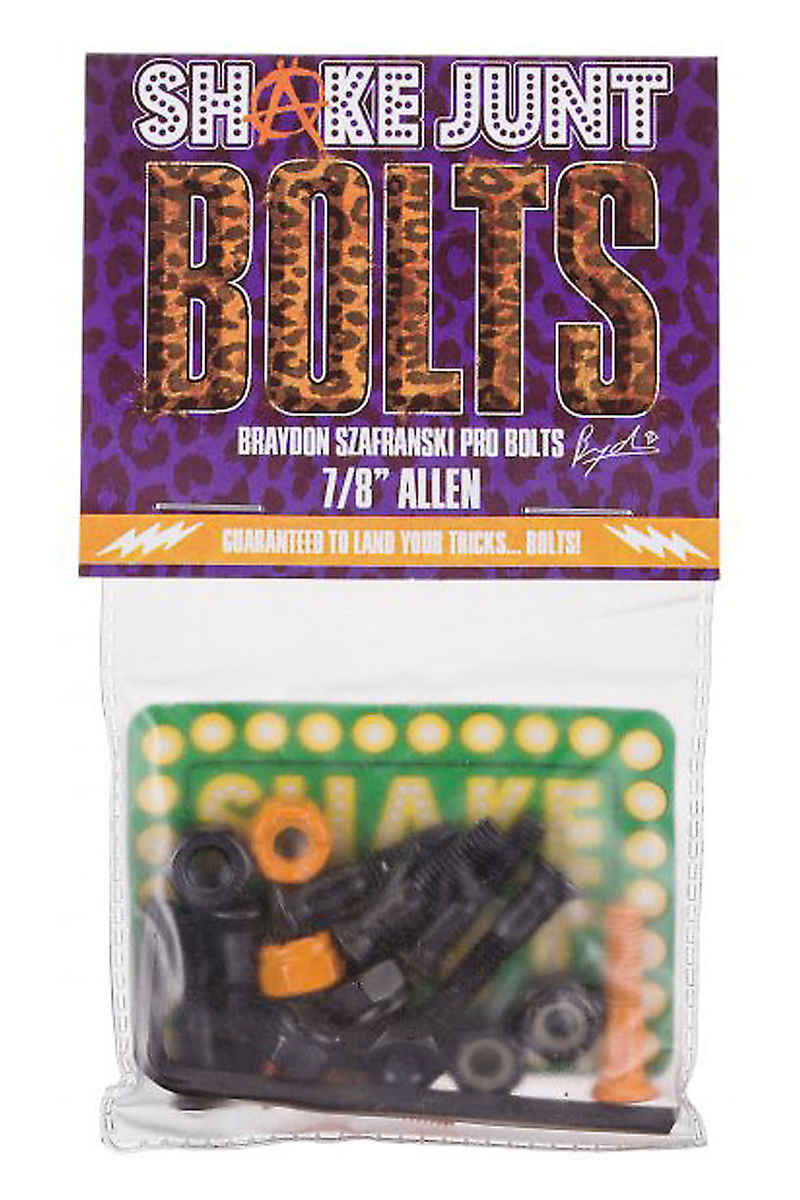 Shake Junt Szafranski 7/8" Set de vis (black orange) Flathead (tête fraisée) allen