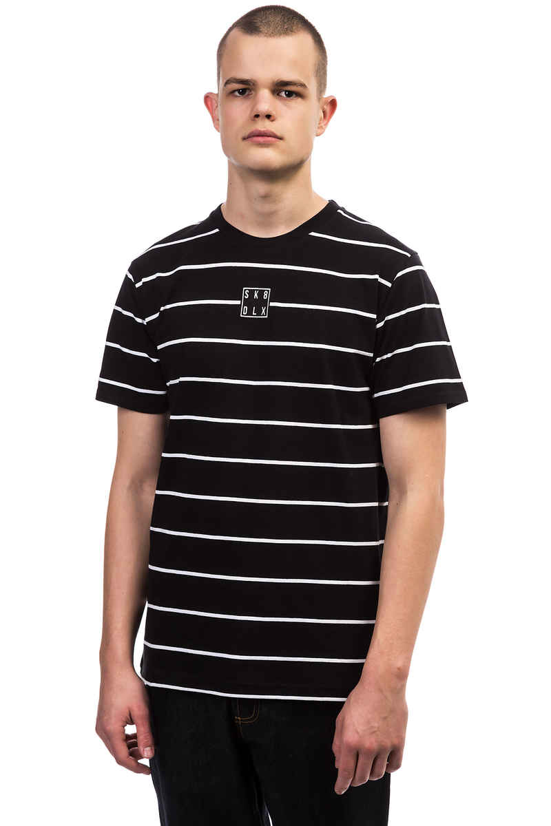 SK8DLX Stripes T-shirt (black white)