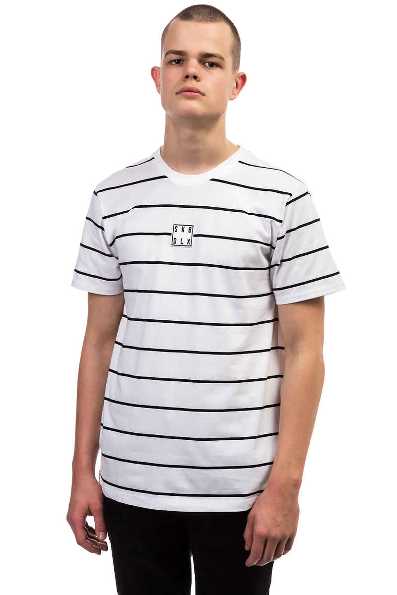 SK8DLX Stripes T-Shirt (white black)
