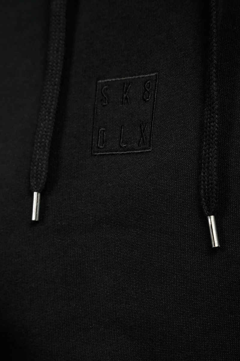 SK8DLX Square Hoodie (black)