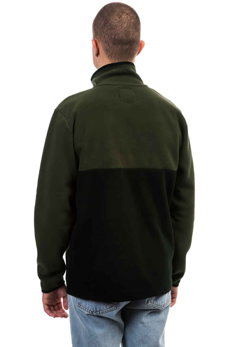 SK8DLX Square Fleece Half Zip Jersey (green black)