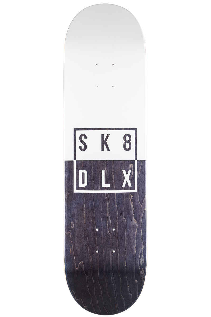 SK8DLX Two Face Series 8.25" Deck (white blue)