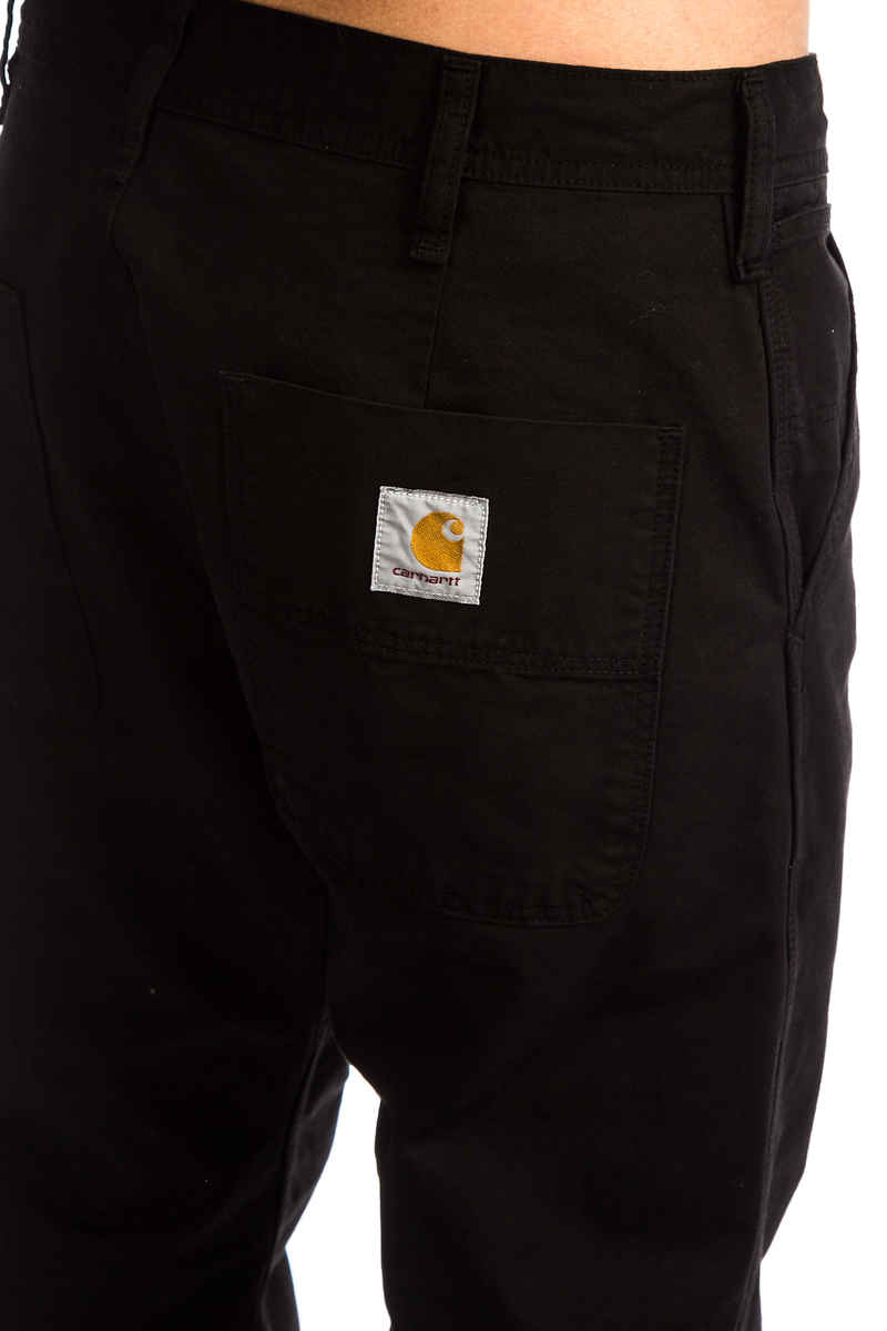 Carhartt WIP Chalk Pant Newcomb Broeken (black)