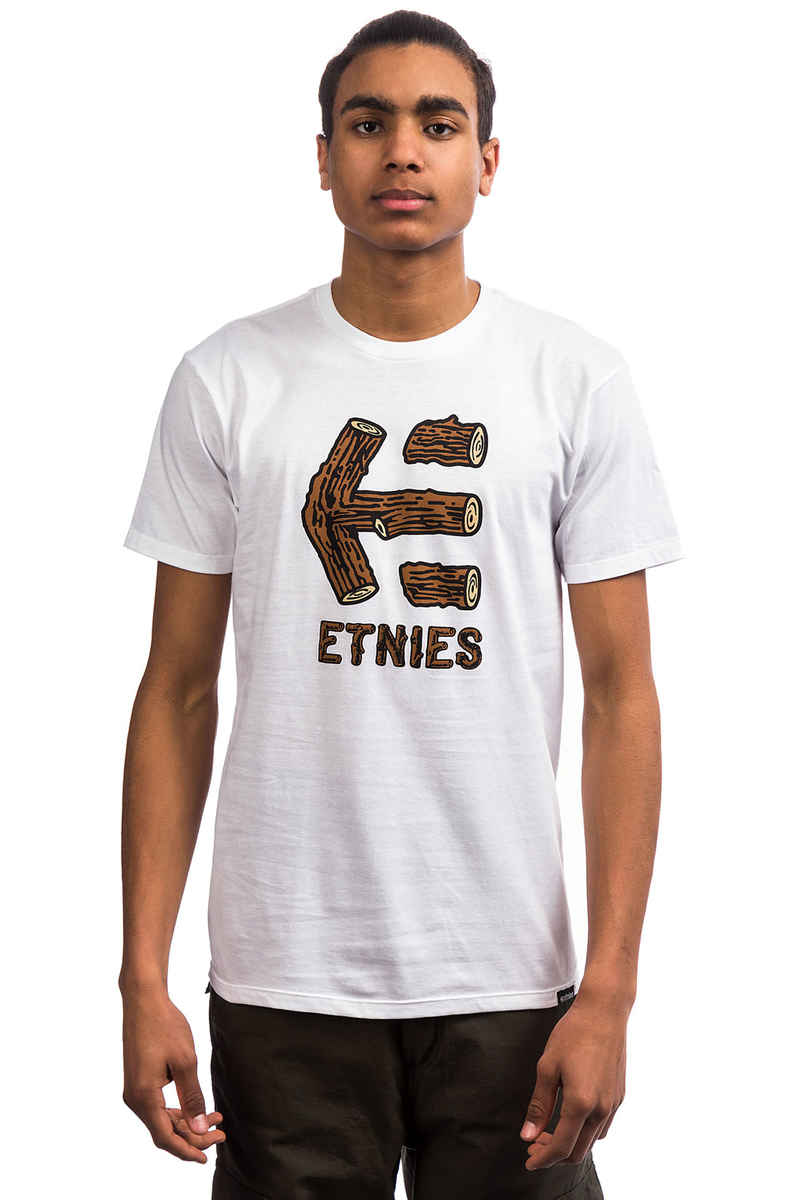 Etnies Wood Stack T-Shirt (white)