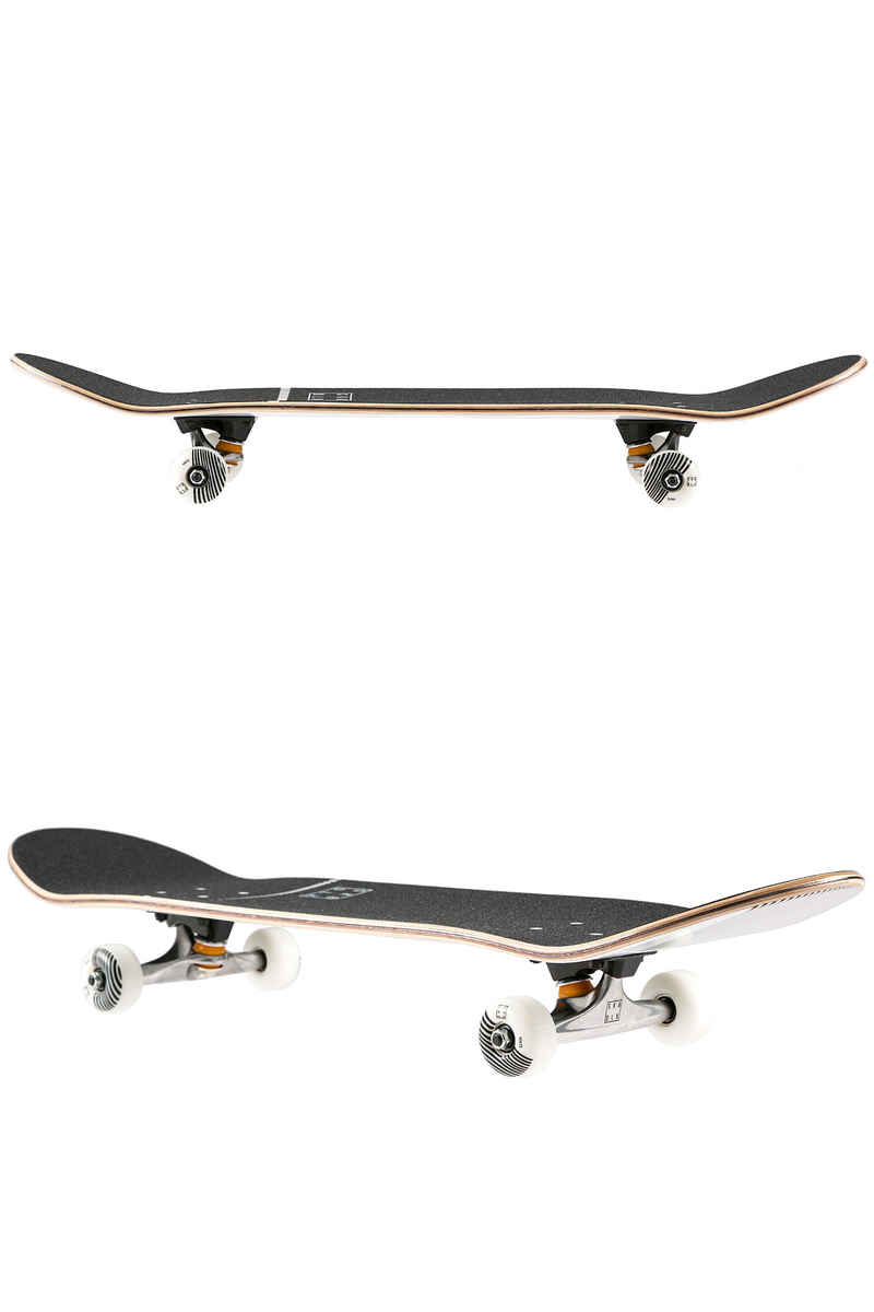 SK8DLX Wave 8.5" Komplettboard (black white)