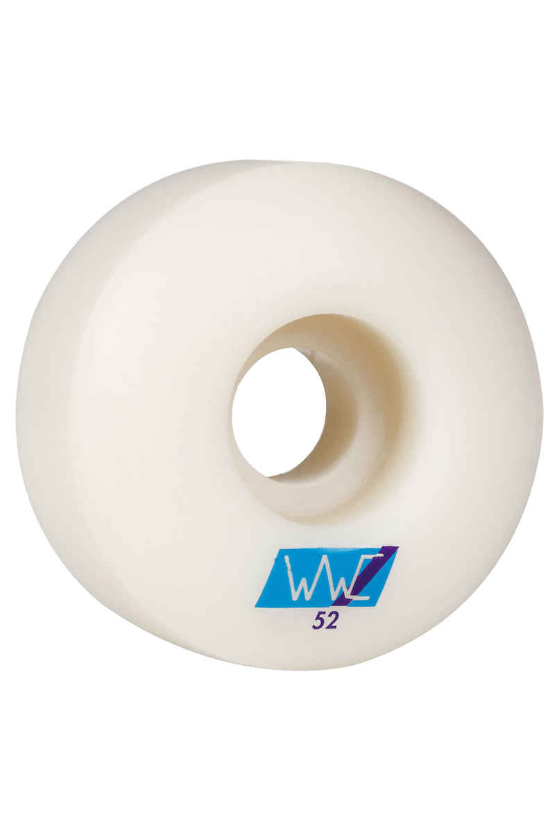 Wayward Brophy Solid State Round Wiel (white blue) 52mm 101A 4 Pack