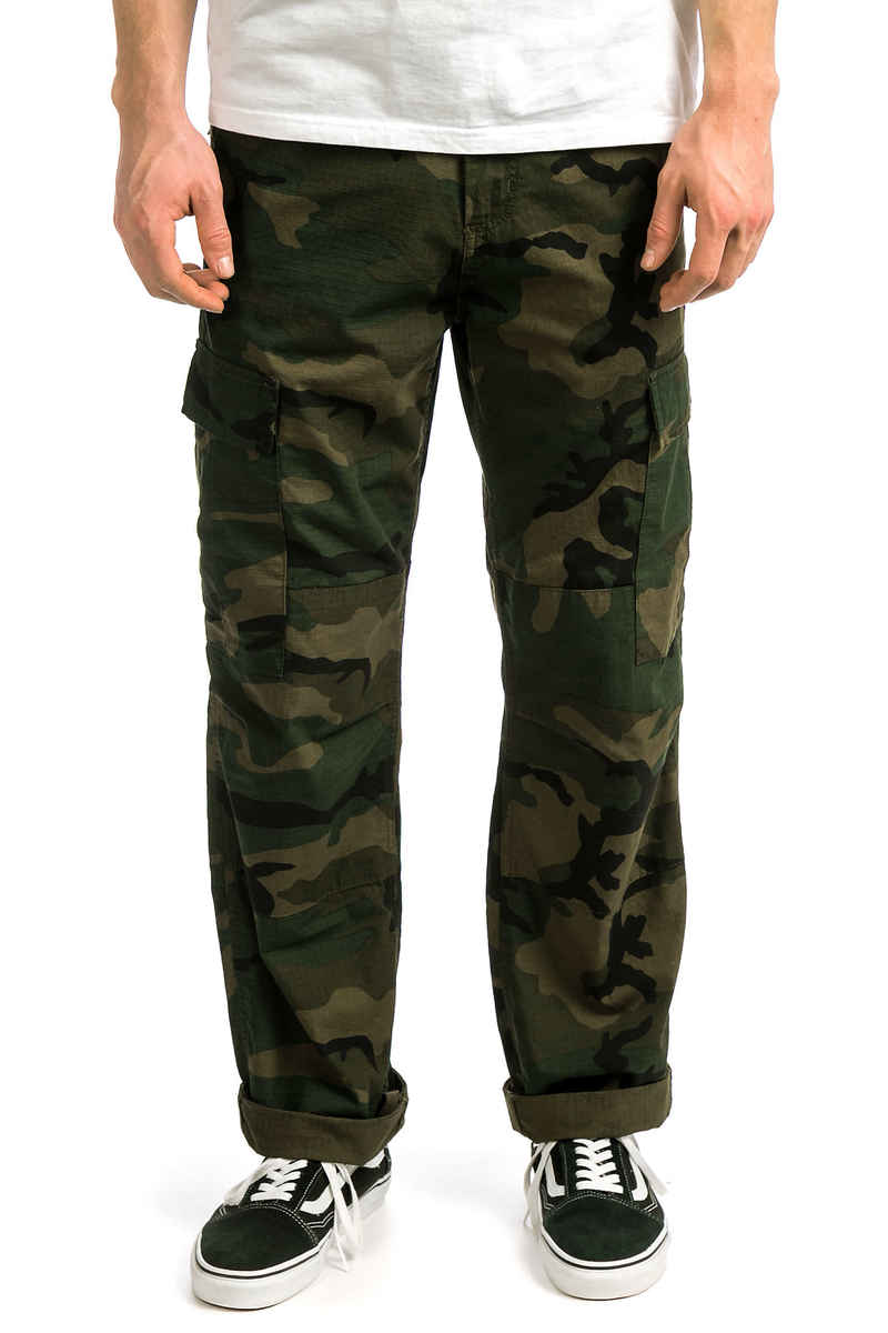 Carhartt WIP Regular Cargo Pant Columbia Hose (camo combat green rinsed)