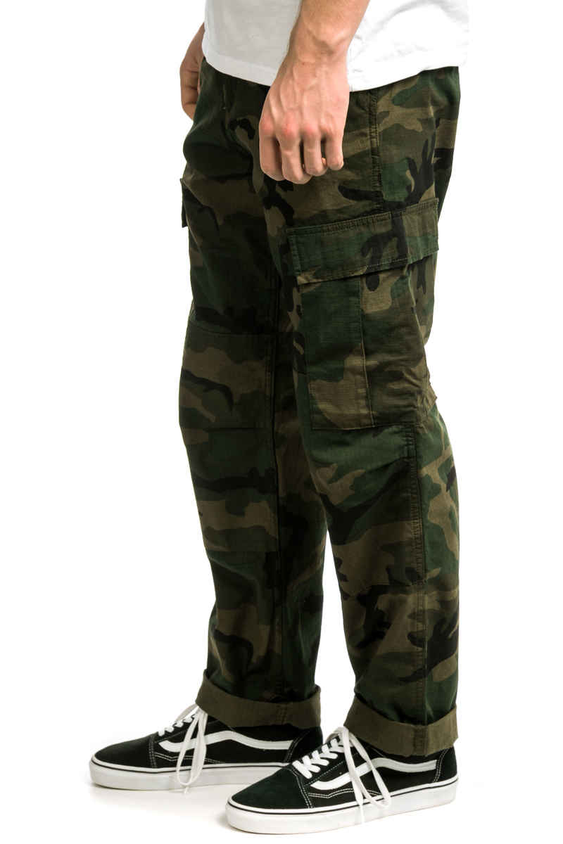 Carhartt WIP Regular Cargo Pant Columbia Hose (camo combat green rinsed)