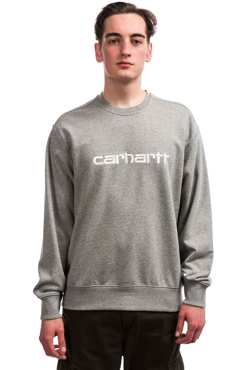 Carhartt WIP Basic Sweatshirt (grey heather wax)