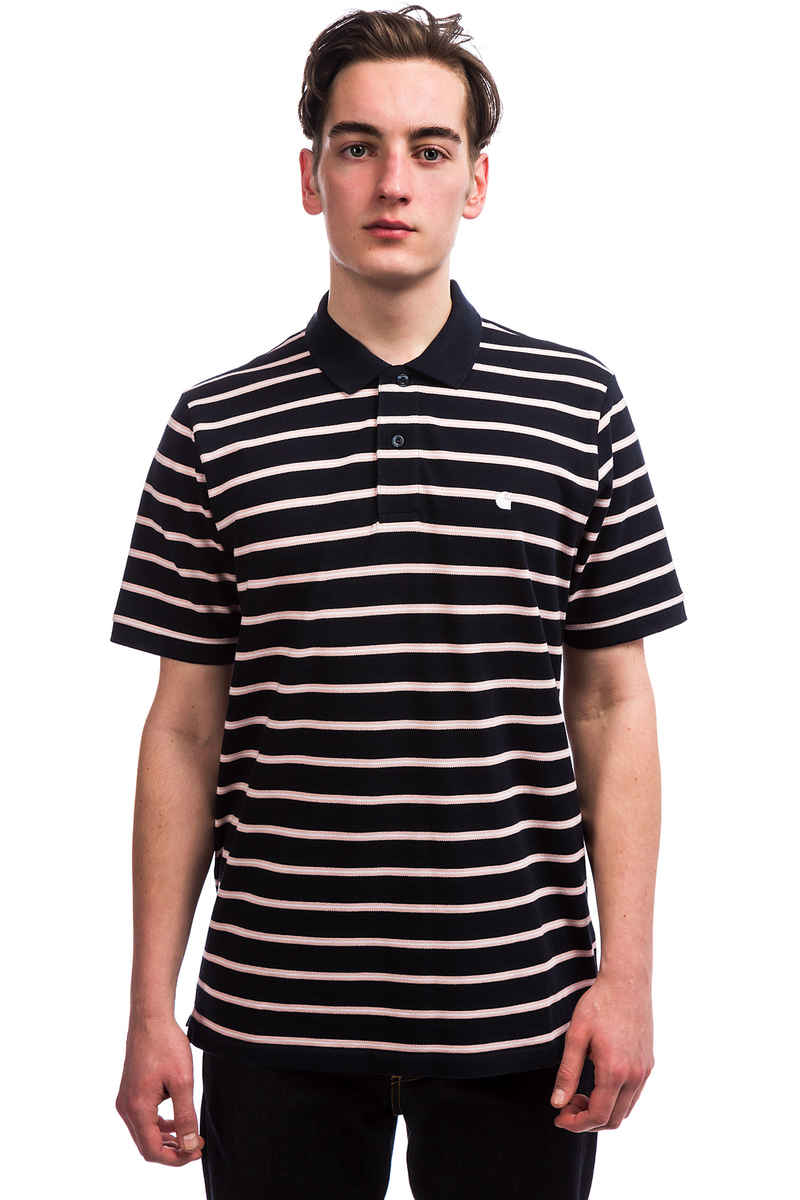 Carhartt WIP Murray Polo-Shirt (navy sandy rose)