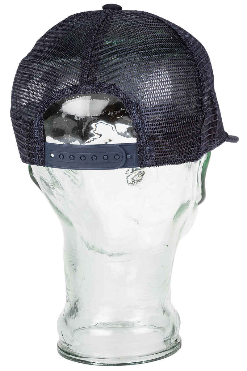 Carhartt WIP Oval Trucker Cap (dark navy white)
