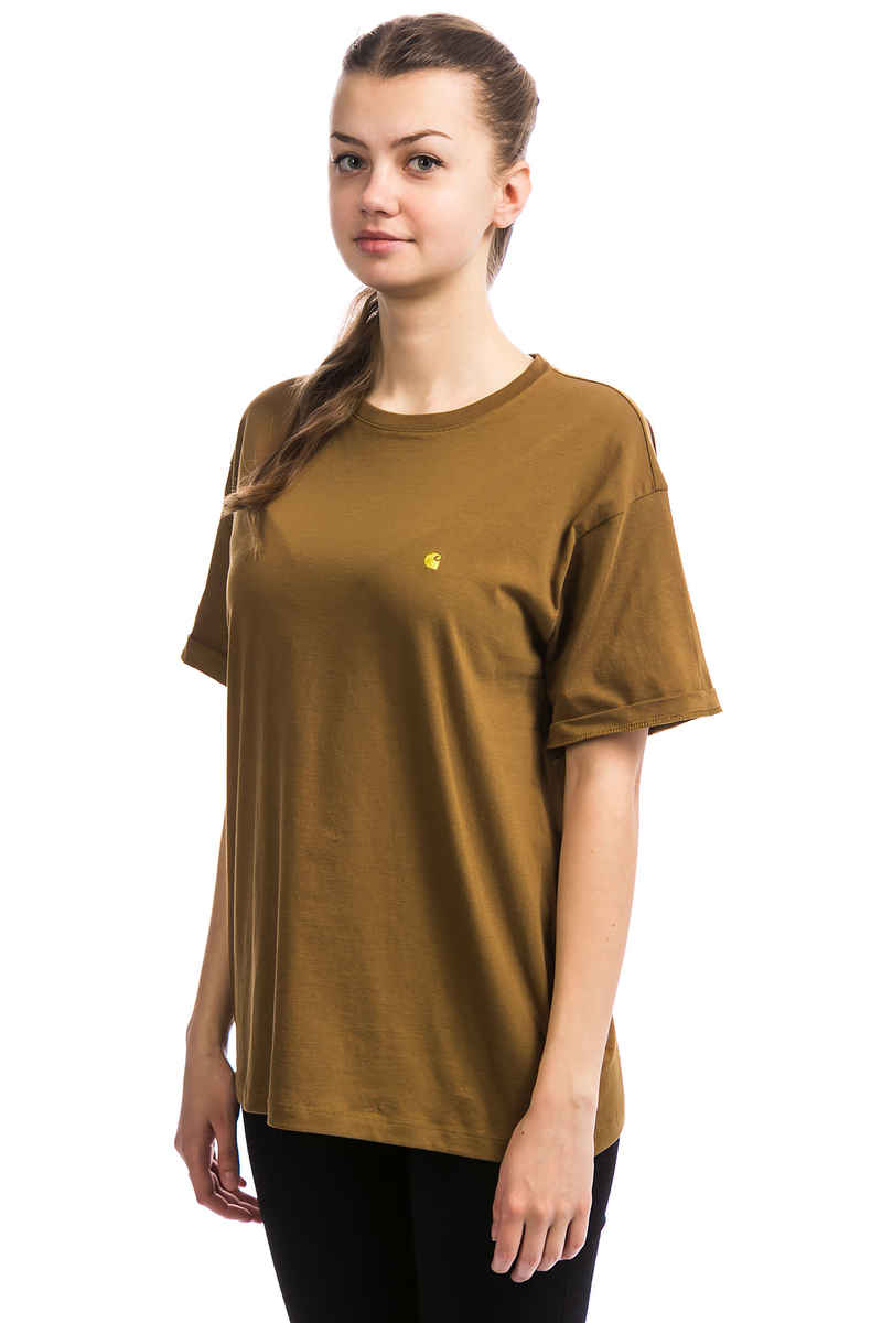 Carhartt WIP W' Chase T-Shirt women (hamilton brown)