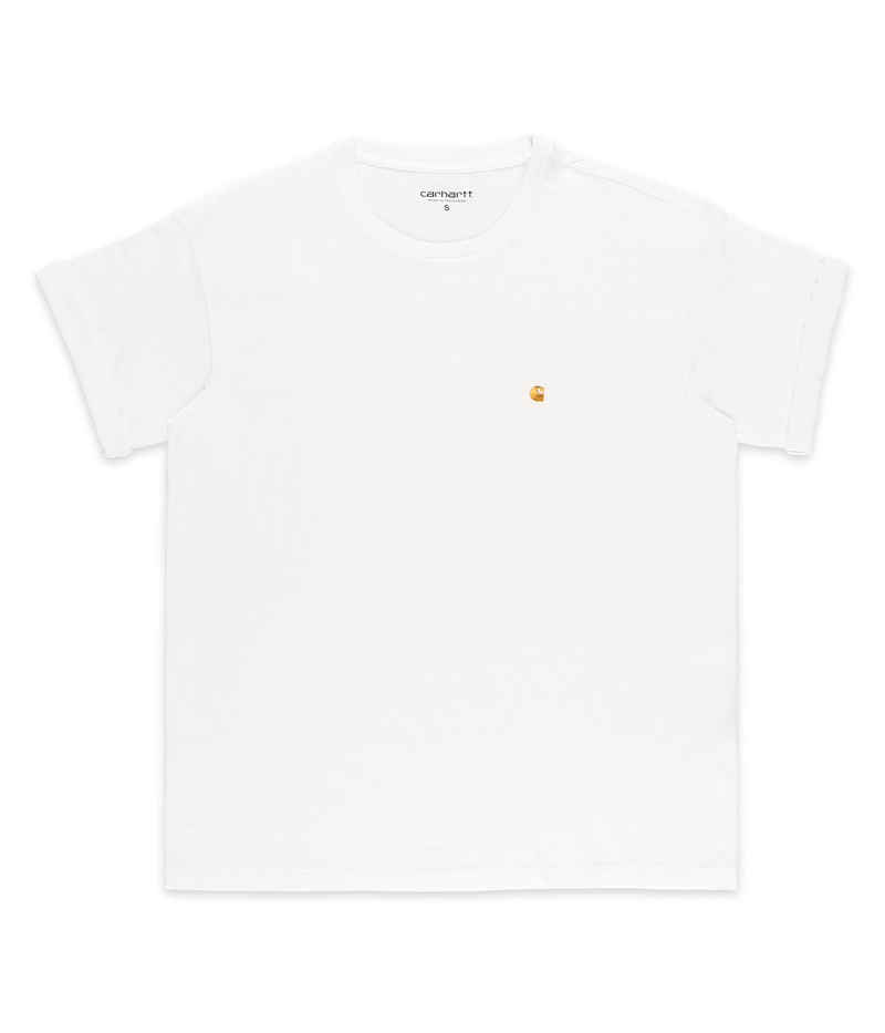 Carhartt WIP W' Chase T-Shirt women (white gold)