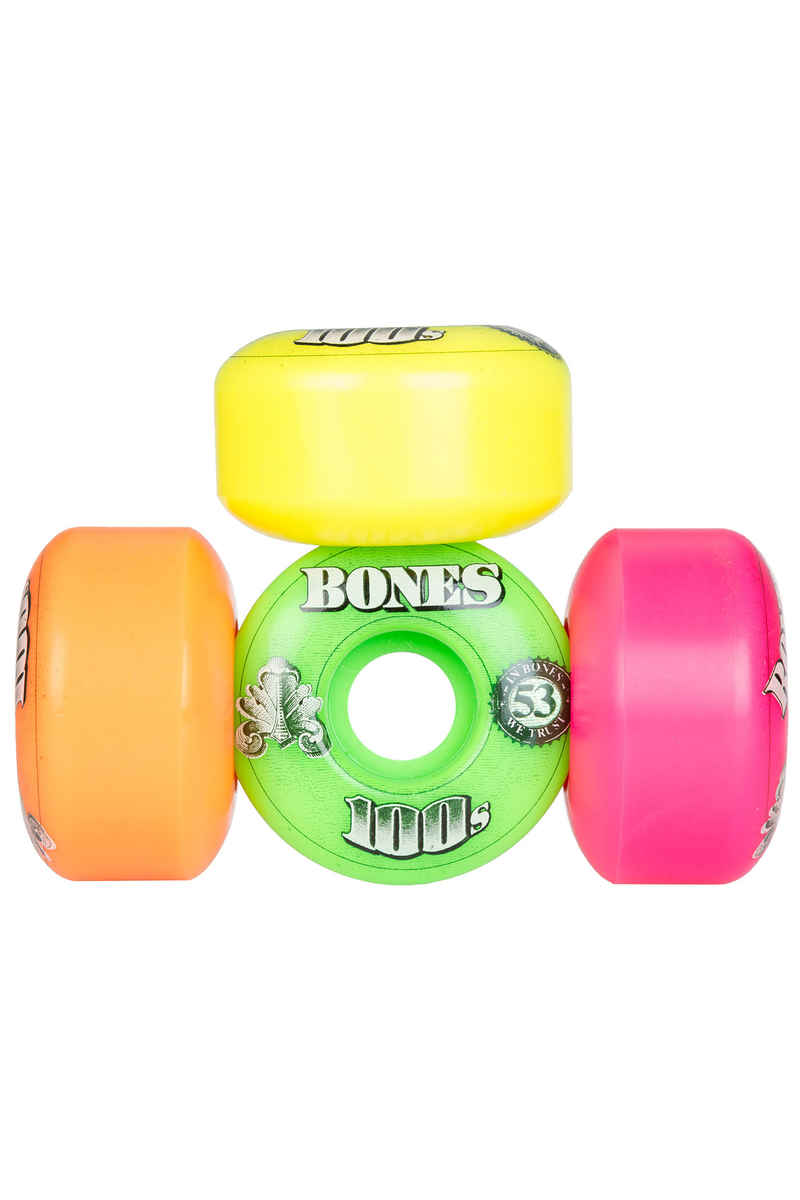 Bones 100's-OG #16-Party-Pack 53mm Rueda (multi) 4er Pack