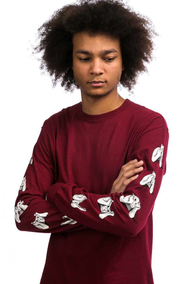 RIPNDIP Stoner Longsleeve (burgundy)