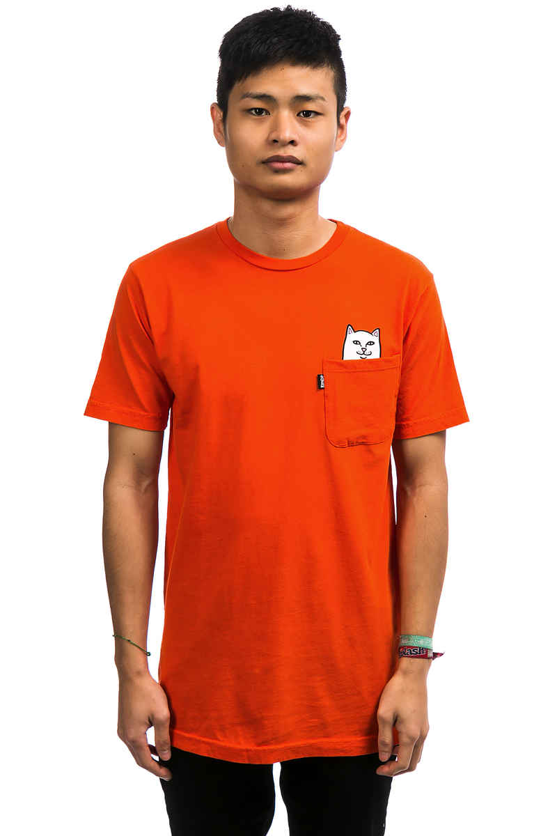 RIPNDIP Lord Nermal Pocket T-Shirt (safety orange)