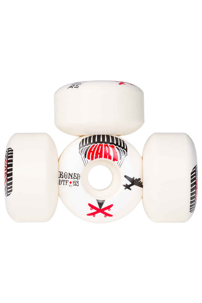 Bones STF Hart Drop Boards V1 Roue (white) 53mm 103A 4 Pack