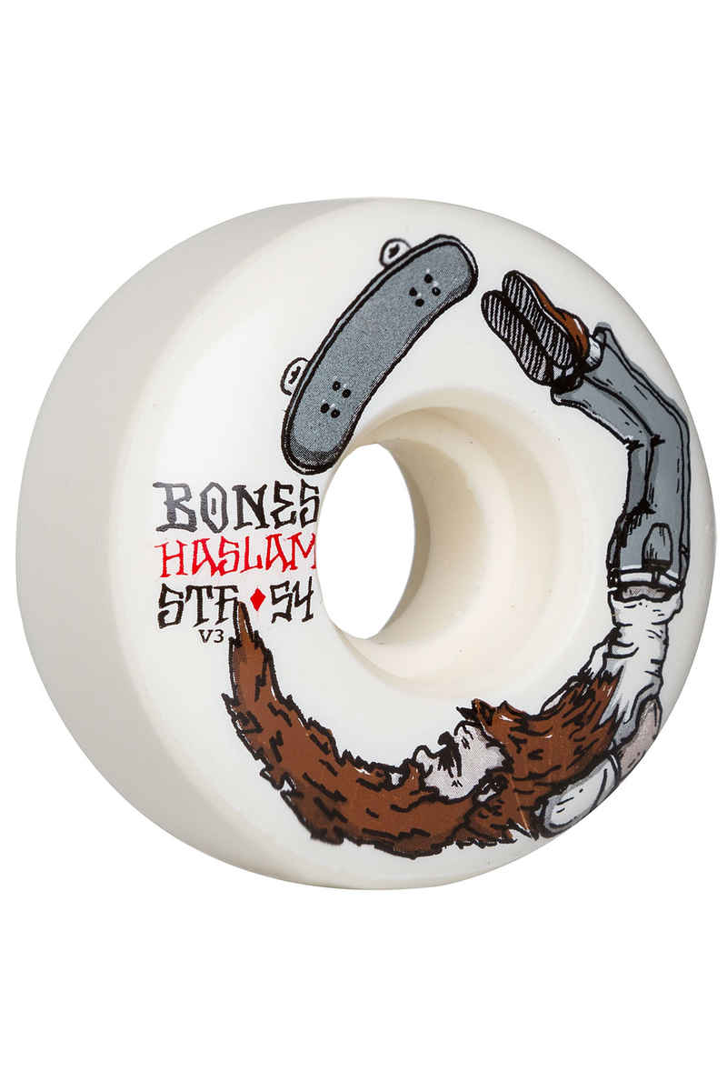 Bones STF Haslam Scorpion V3 Ruote (white) 54mm 103A pacco da 4