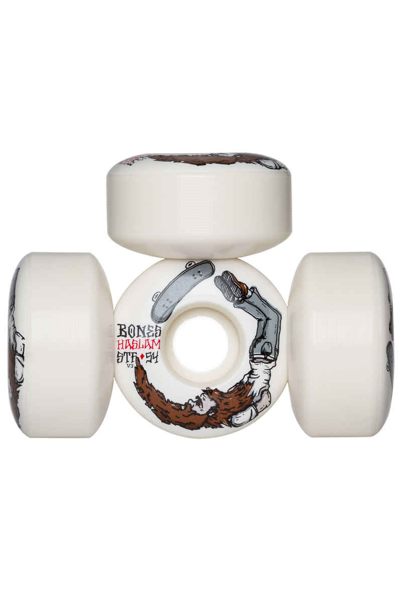 Bones STF Haslam Scorpion V3 Ruote (white) 54mm 103A pacco da 4