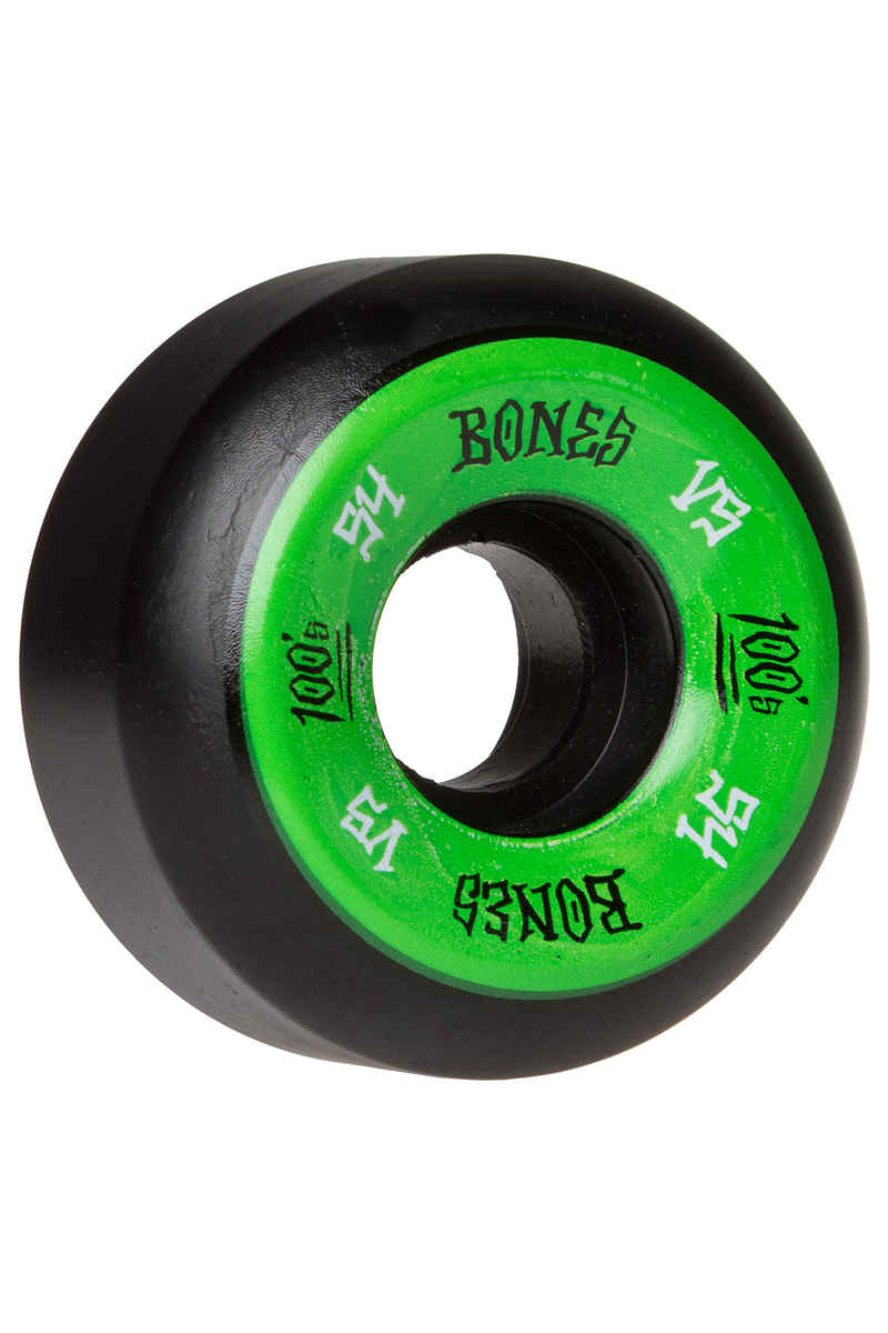 Bones 100's-OG #1 V5 54mm Wiel (black green) 4 Pack