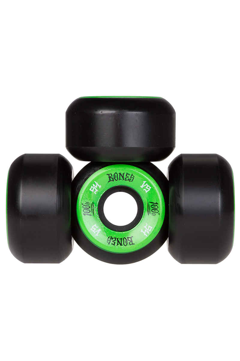 Bones 100's-OG #1 V5 54mm Wiel (black green) 4 Pack