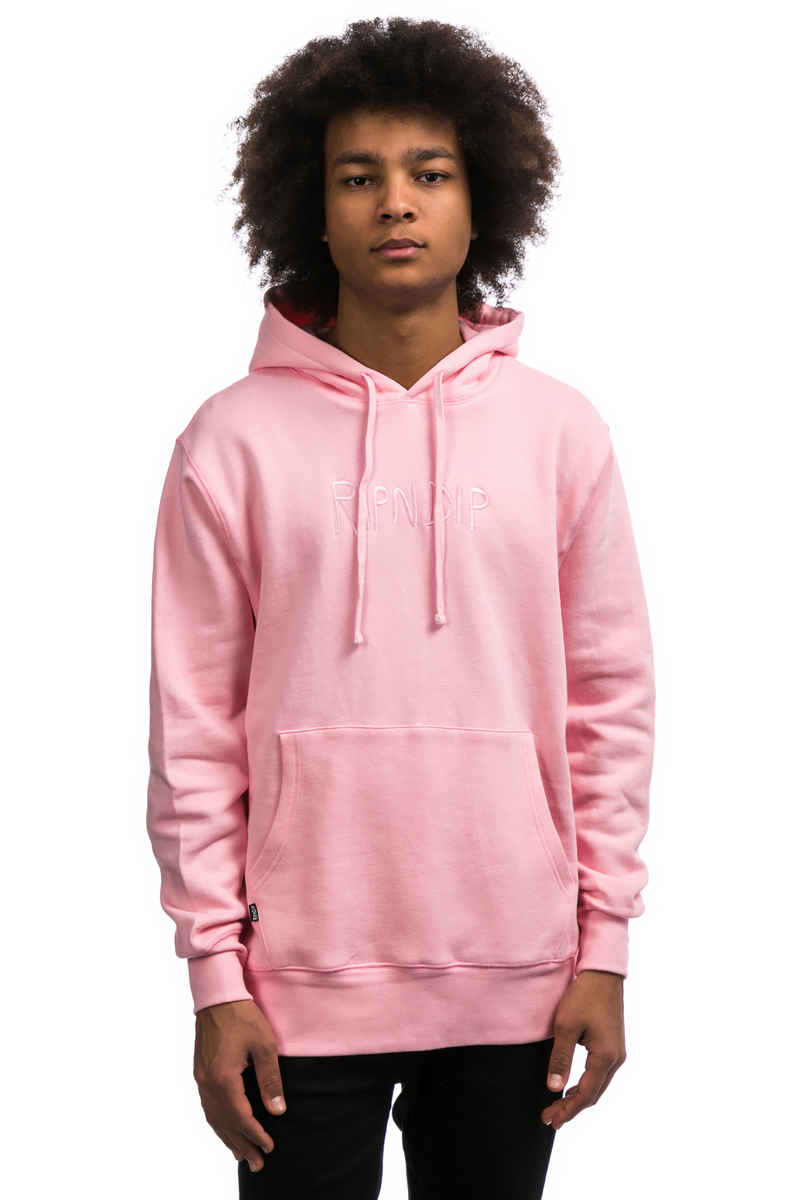 RIPNDIP Logo Hoodie (pink)