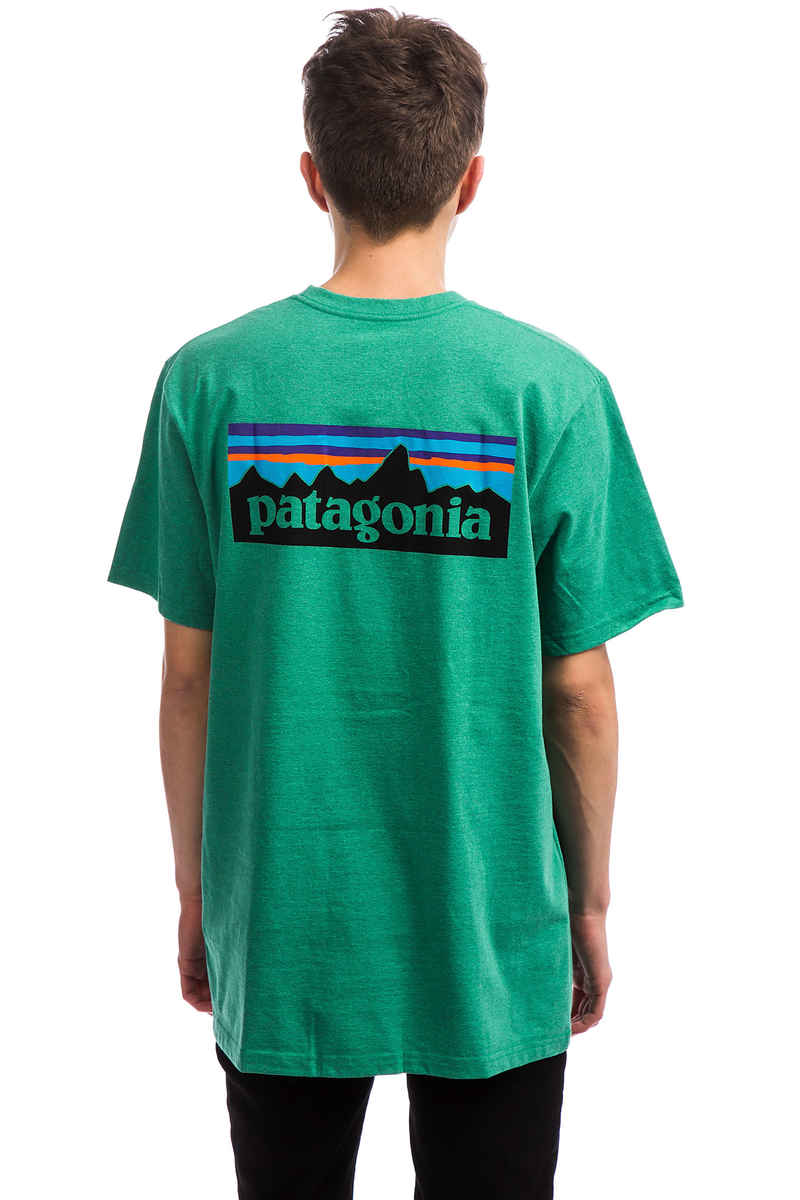 Patagonia P-6 Logo Responsibili T-Shirt (beryl green)