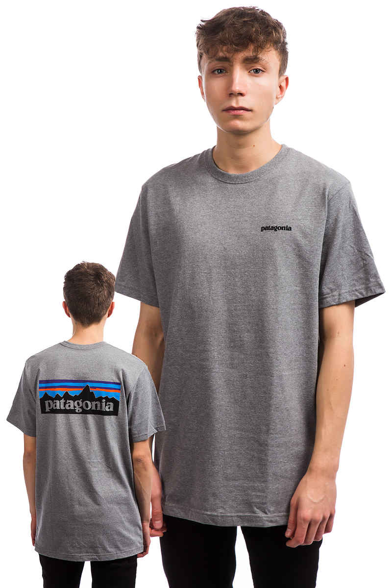 Patagonia P-6 Logo Responsibili T-Shirt (gravel heather)