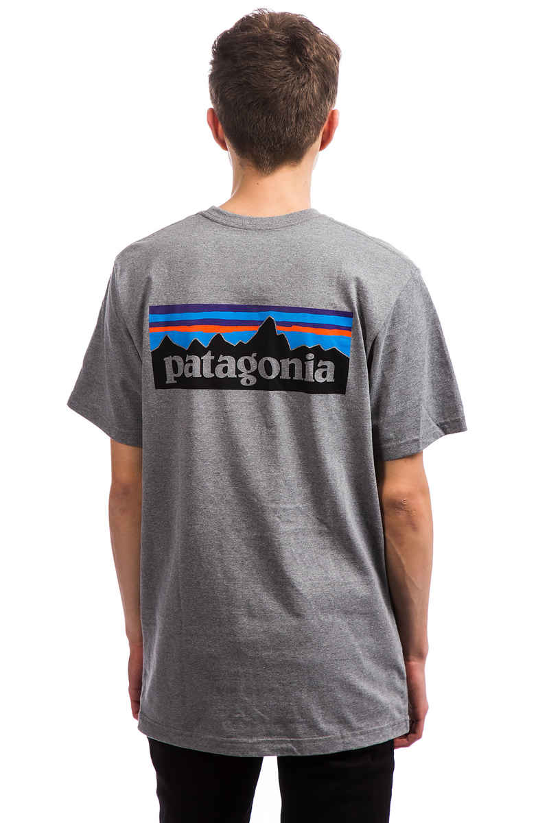 Patagonia P-6 Logo Responsibili T-Shirt (gravel heather)