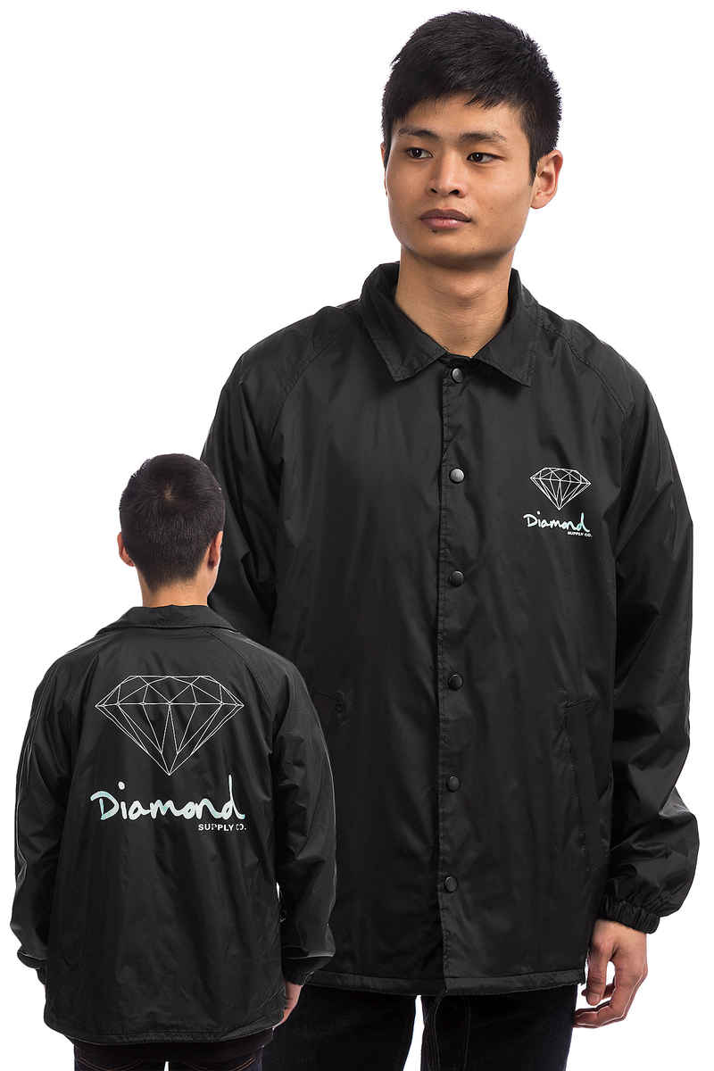 Diamond OG Sign Coach Jacket (black)