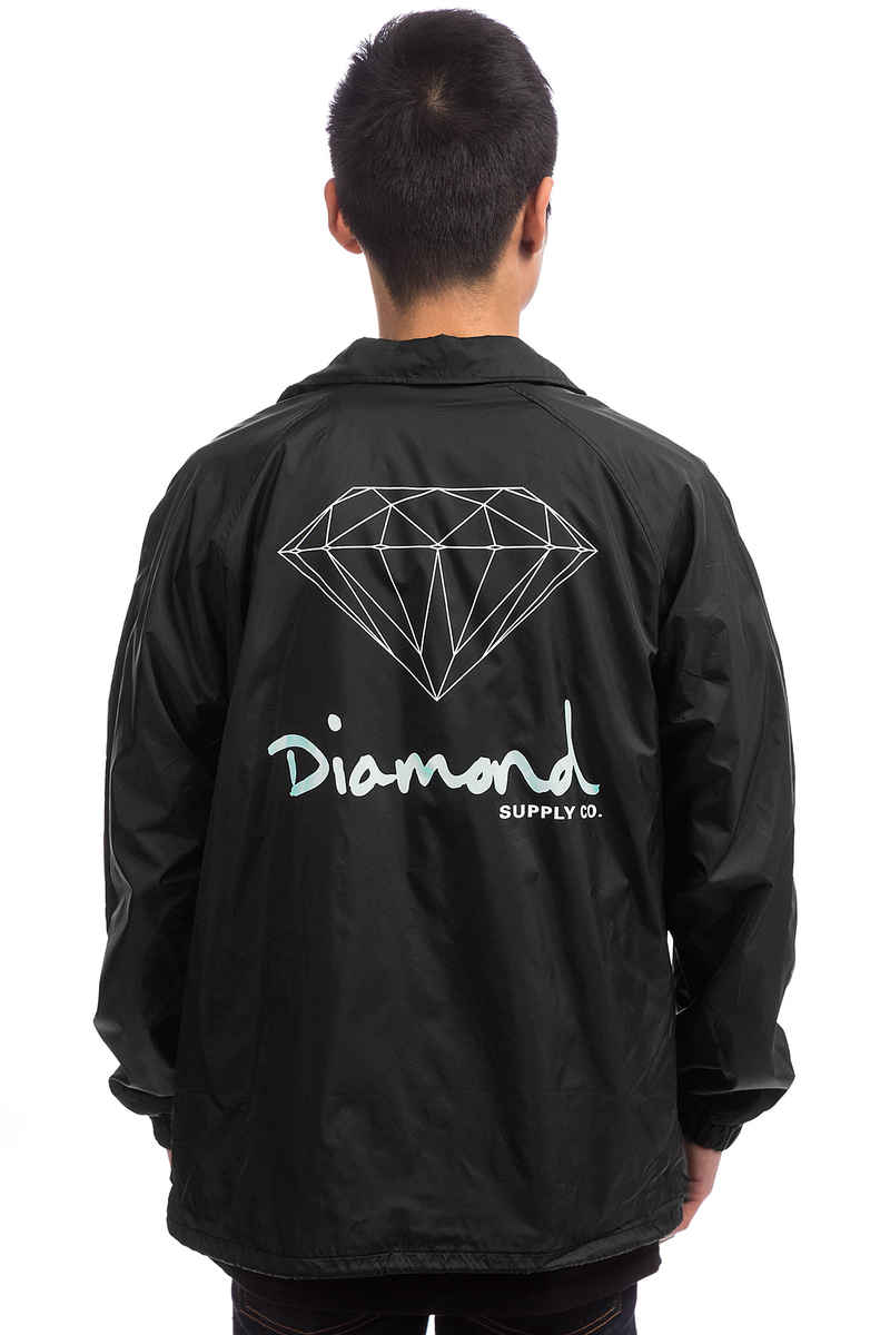 Diamond OG Sign Coach Jacket (black)