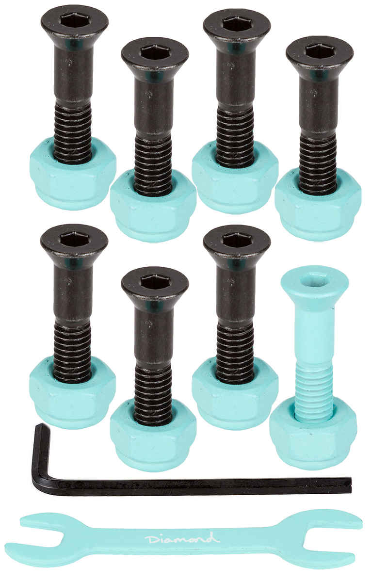 Diamond Carroll Pro 7/8" Kit di montaggio (diamond blue) Testa svasata Esagono cavo